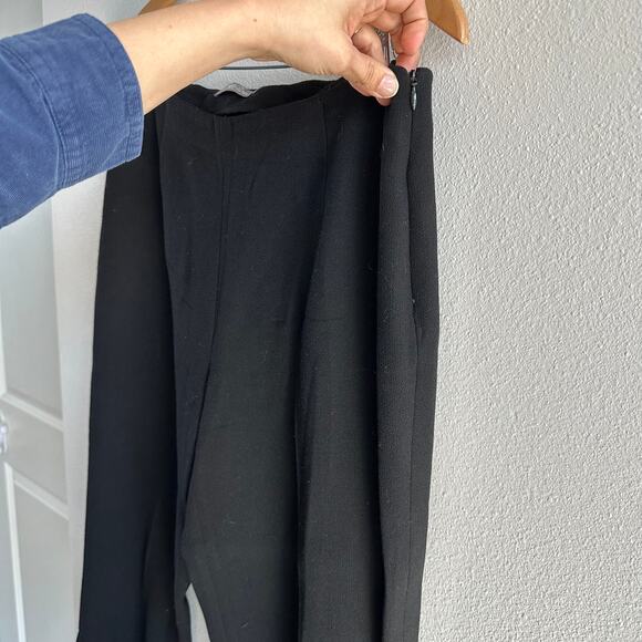 Lela rose wool black side slit Pants Size 14 - Picture 4 of 7